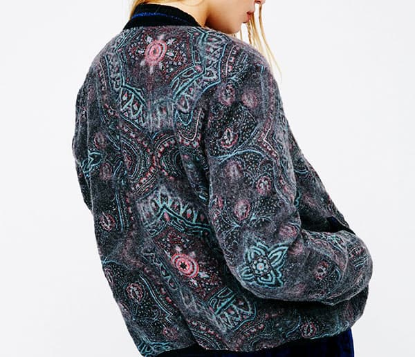 Outer Wear Outdoor Thin Printed Elastic Collar jacket